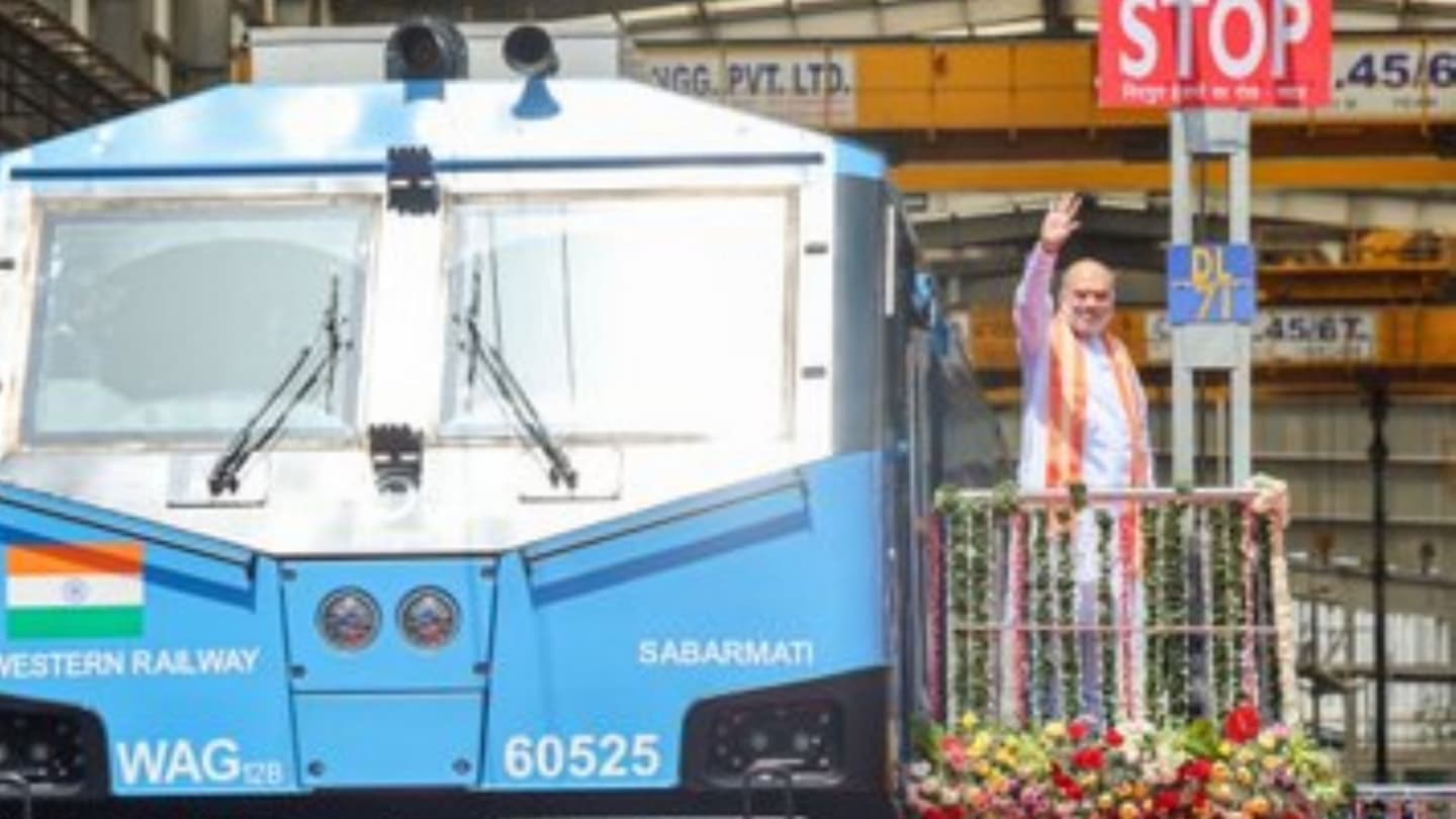 Amit Shah inaugurates the modernized Sabarmati Railway Station.