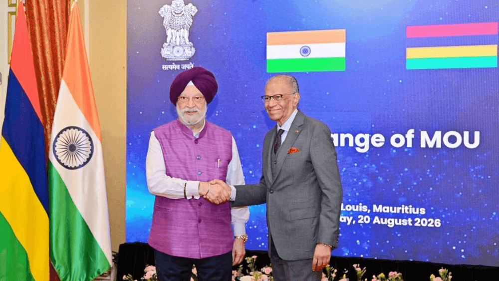 India, Mauritius Sign Energy Agreements to Strengthen Fuel Security