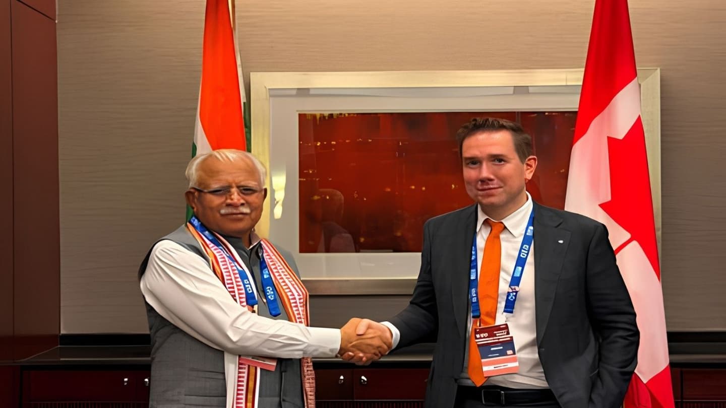 Union Power Minister Manohar Lal addresses the G20 Energy Abundance Ministerial Meeting in Houston, USA.