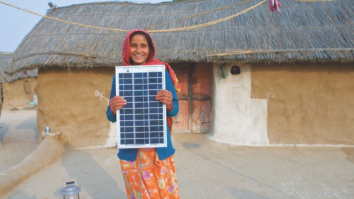 Distributed solar brings clean electricity to rural households.
